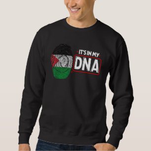 Its In My DNA National Flag Palestinian Patriotic Sweatshirt