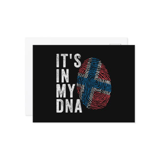 It's In My DNA - Norway Flag Postcard
