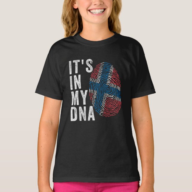 It's In My DNA - Norway Flag T-Shirt (Front)