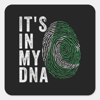It's In My DNA - Pakistan Flag Square Sticker
