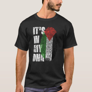 It's In My Dna Palestine Flag Palestinian T-Shirt