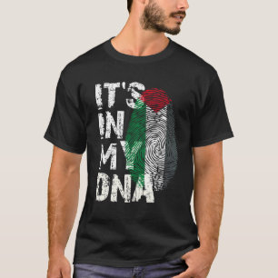 It's In My DNA Palestinian Vintage Palestine Flag T-Shirt
