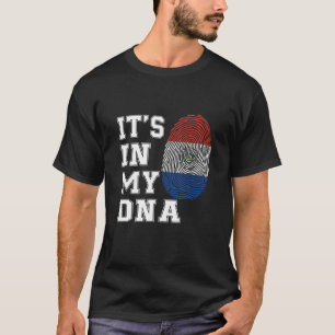 It's In My DNA Paraguay's Proud Paraguay Flag T-Shirt