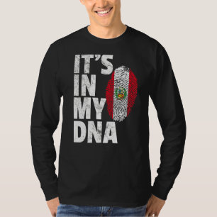 It's In My Dna Peruvian Peru Flag   Souvenir T-Shirt