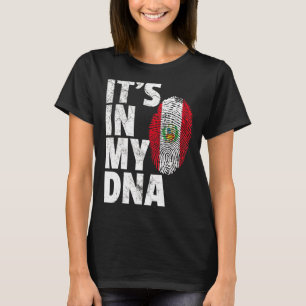 It's In My Dna Peruvian Peru Flag Souvenir T-Shirt