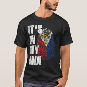 IT'S IN MY DNA Philippines Flag T-Shirt