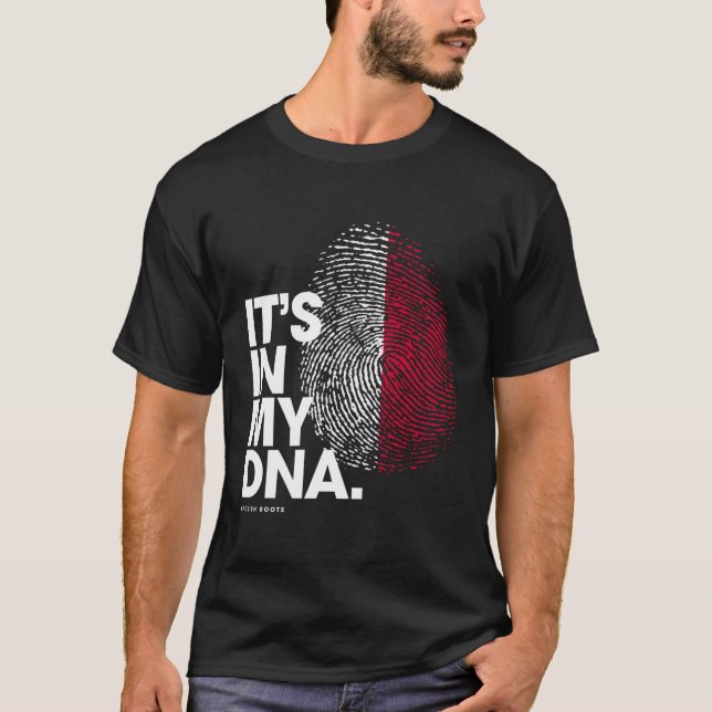 It'S In My Dna Poland Flag Shirt Polish Roots (Front)
