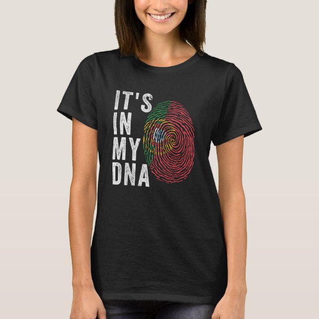 It's In My DNA - Portugal Flag T-Shirt (Front)