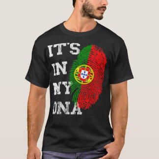 It's In My DNA Portugal Genetic Portugese Roots Fi T-Shirt