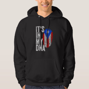 It's In My Dna Puerto Rico Flag Rican Pride Hoodie