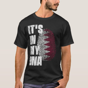 IT'S IN MY DNA Qatar Flag T-Shirt