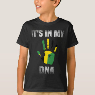 It's In My Dna Quote Jamaican Flag Jamaica For Men T-Shirt