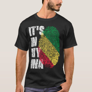 IT'S IN MY DNA Republic of the Congo Flag T-Shirt