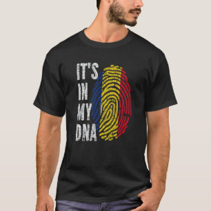It's In My Dna Romania Flag Romanian T-Shirt