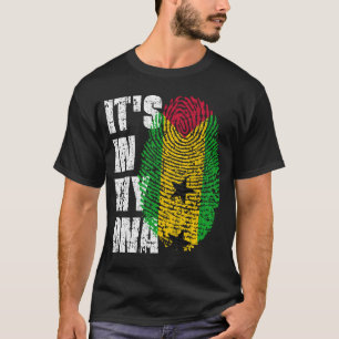 IT'S IN MY DNA Sao Tome and Principe Flag Boy Girl T-Shirt