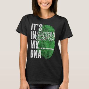 It's In My Dna Saudi Flag Saudi Arabia Soccer Team T-Shirt