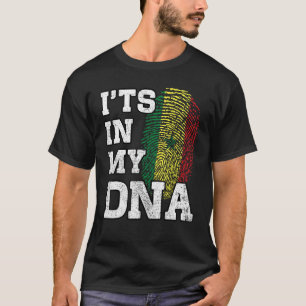 It's In My DNA Senegalese Fingerprint Proud Senega T-Shirt