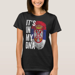 It's In My Dna Serbia Flag Serbian Soccer Team T-Shirt