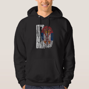 It's In My Dna Serbia Graphic For Men Women Serbia Hoodie