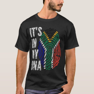 IT'S IN MY DNA South Africa Flag Men Women Kids T-Shirt