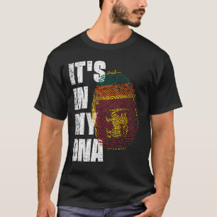 IT'S IN MY DNA Sri Lanka Flag T-Shirt