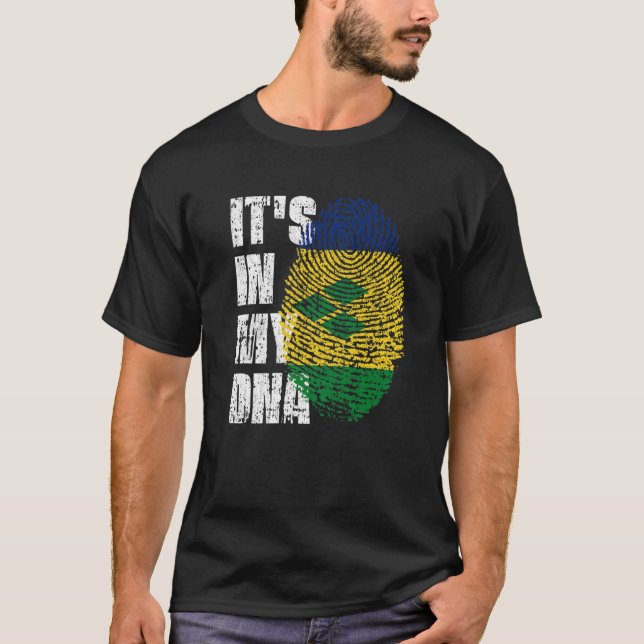 IT's IN MY DNA St. Vincent T-Shirt (Front)