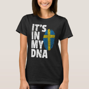 It's In My Dna Sweden Swedish Flag Men Women T-Shirt