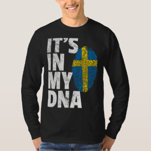 It's In My Dna Sweden Swedish Flag Men Women T-Shirt