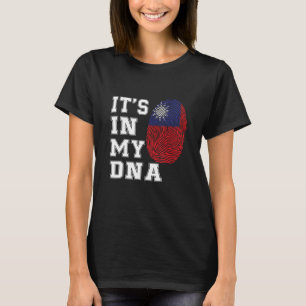 It's In My DNA Taiwanese Proud  Taiwan Flag T-Shirt