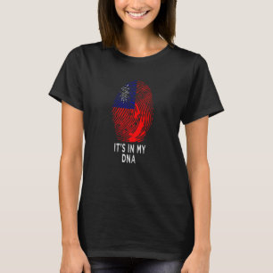 It's In My DNA Taiwanese  Proud Taiwan Flag T-Shirt