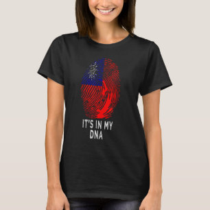 It's In My Dna Taiwanese  Proud Taiwan Flag T-Shirt