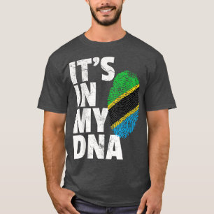 It's In My Dna Tanzania Flag National Country Chri T-Shirt