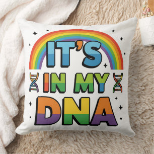 It's In My DNA Throw Pillow