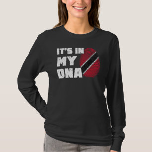 It's In My DNA Trinidad and Tobago Flag Fingerprin T-Shirt