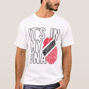 It's In My Dna Trinidad And Togo Flag Proud Trinid T-Shirt