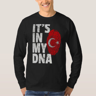 It's In My Dna Turkey Turkish Flag Souvenir T-Shirt