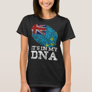 It's In My Dna Tuvalu Country Flag Genes Vintage T T-Shirt