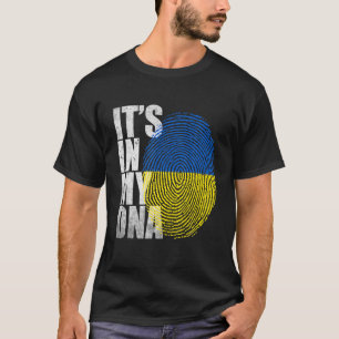 It's In My DNA Ukrainian Flag Ukraine Pride Men Wo T-Shirt