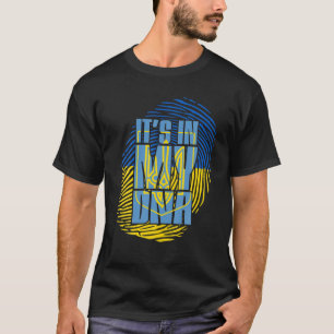 It's In My DNA Ukrainian Gifts Vyshyvanka Kozak Uk T-Shirt