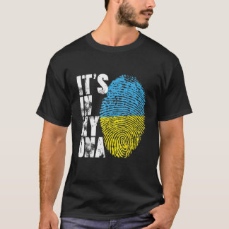 It's In My DNA Ukrainian Ukraine Flag Tee