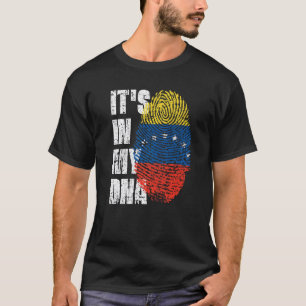 It's In My Dna Venezuela Flag Venezuelan T-Shirt
