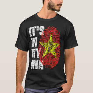 IT'S IN MY DNA Vietnam Flag Boy Girl Gift T-Shirt