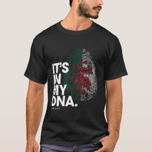 It'S In My Dna Wales Flag Shirt Welsh Roots