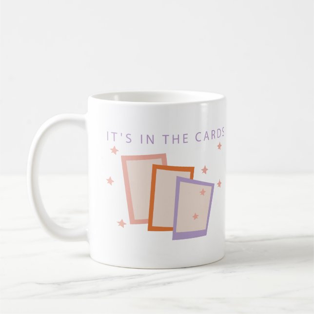 It's In The Cards Illustrated Tarot Coffee Mug (Left)