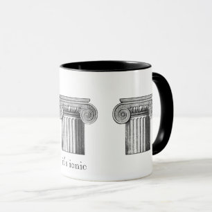 "It's ionic" architectural order of columns ironic Mug