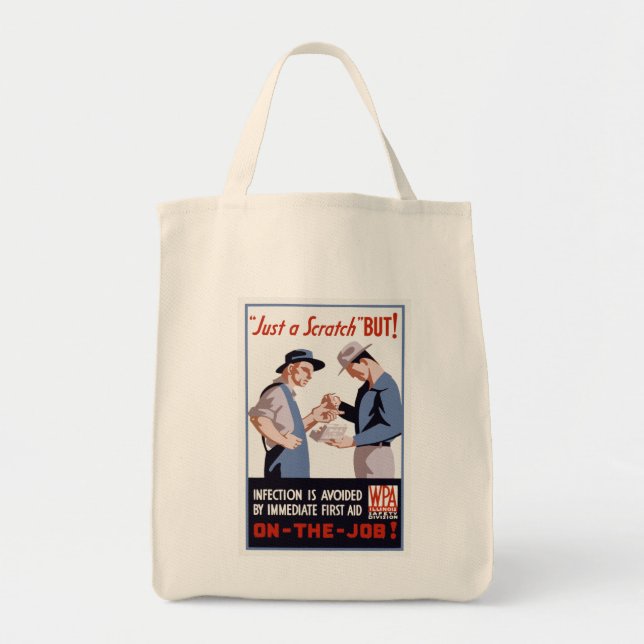It's Just a Scratch - But! Tote Bag (Front)