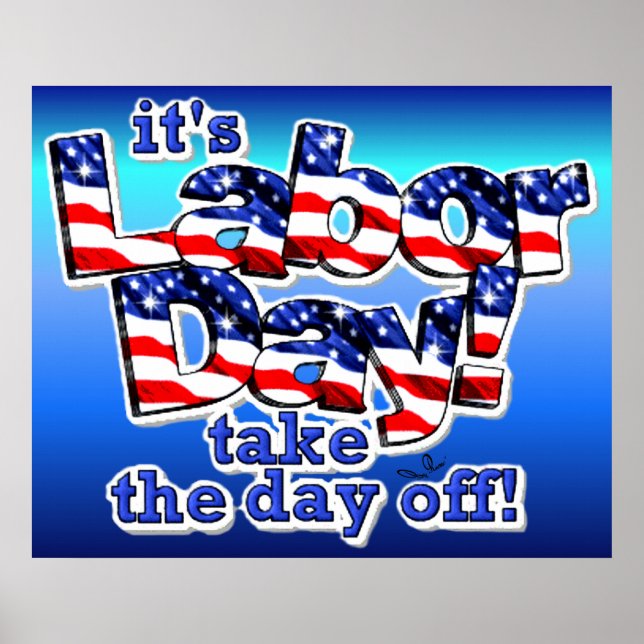 Its Labour Day Print (Front)