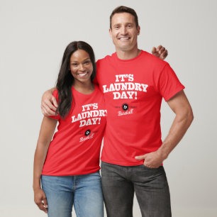 IT'S LAUNDRY DAY! - EP Baseball Dark Bkgd T-Shirt