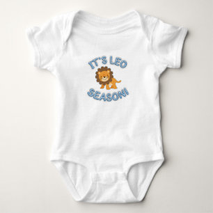 Its Leo Season! Baby Bodysuit (Blue)