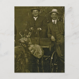 It's lovely weather for a sleigh ride together! postcard